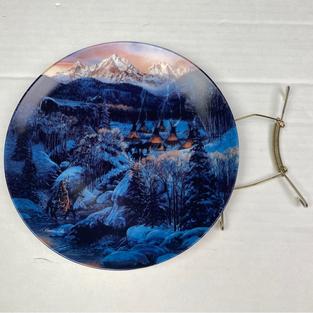 W.S. George The Faces Of Nature Plate Two Bears Camp 1992 Julie Kramer Cole